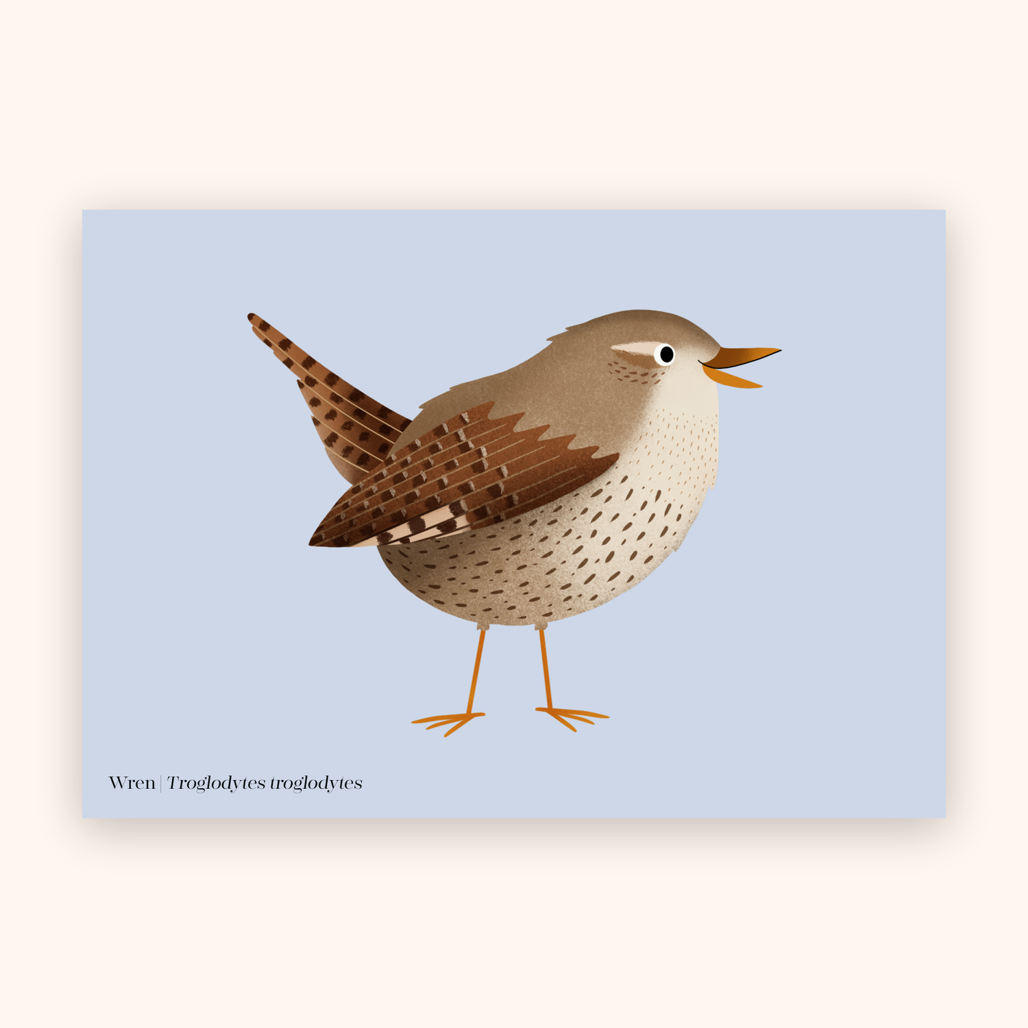 Wren A5 mini poster mockup
